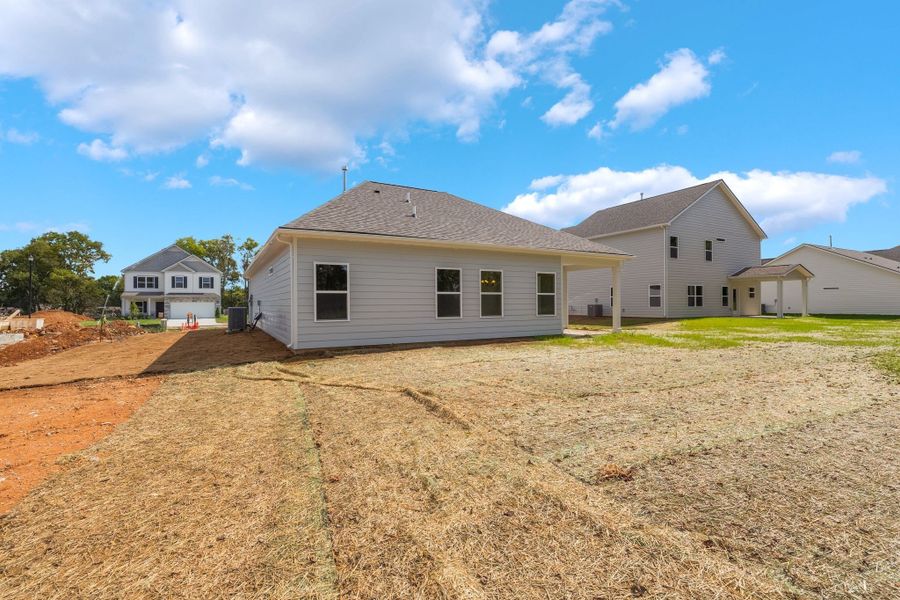 Exterior details and patio area of a home in Hampshire Hills, Columbia (Image 22).