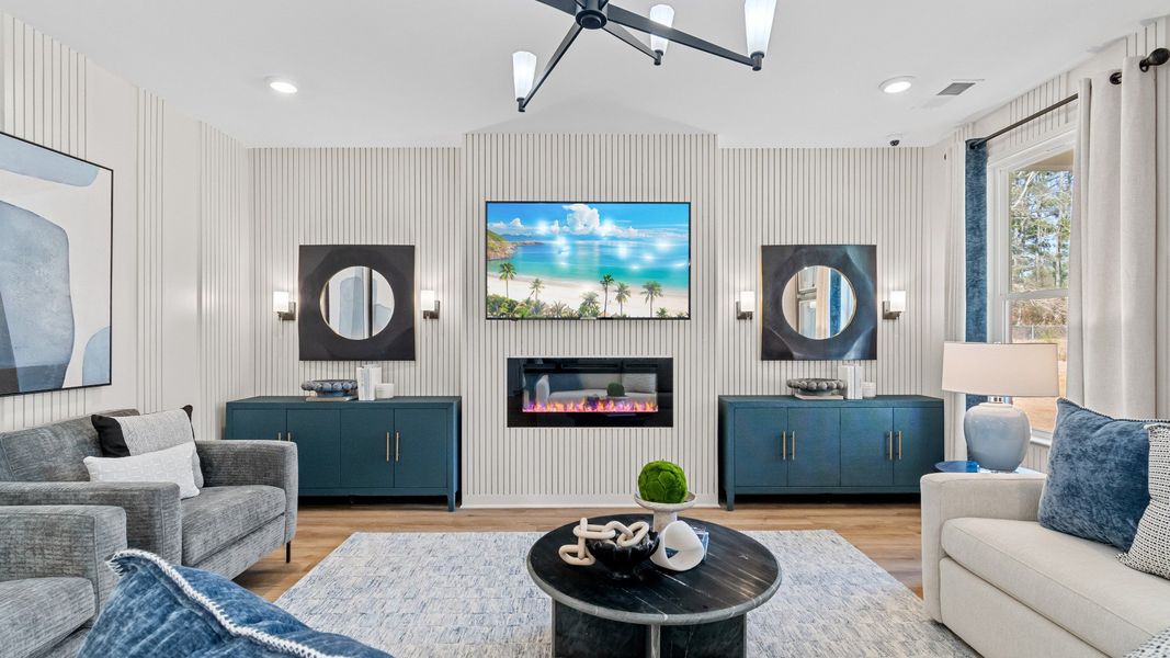 Furnished interior view inside a new home in Bowers Farm, McDonough (Image 17).
