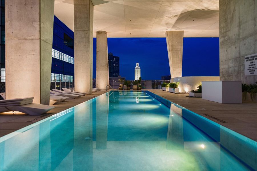 AMENITIES. Elevated amenity deck on the tenth floor includes: Covered Lap Pool, Outdoor Cooking & Dining, Fire Pit Lounge, Sauna, Hot & Cold Plunge Pool, Exercise Facility, Dog Park w/ Washing Station, Conference Room / Private Dining, Club Room w/ Kitchen. Ground floor amenities include 24/7 Concierge, Lobby and two (2) retail spaces. AMENITIES. Elevated amenity deck on the tenth floor includes: Covered Lap Pool, Outdoor Cooking & Dining, Fire Pit Lounge, Sauna, Hot & Cold Plunge Pool, Exercise Facility, Dog Park w/ Washing Station, Conference Room / Private Dining, Club Room w/ Kitchen. Ground floor amenities include 24/7 Concierge, Lobby and two (2) retail spaces.