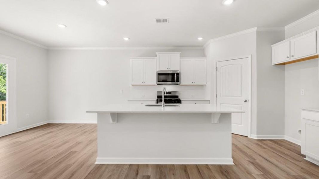 Furnished interior view inside a new home in Liberty Crossing, Braselton (Image 8).