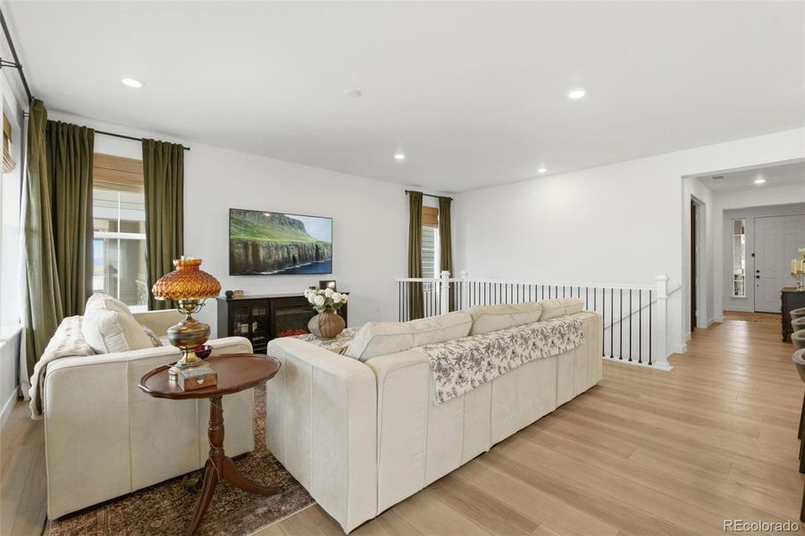 Furnished interior view inside a new home in Harvest Ridge, Aurora (Image 16).