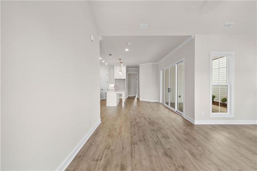Spacious, unfurnished interior of a new home in Promenade at Sawnee Village, Cumming (Image 17).