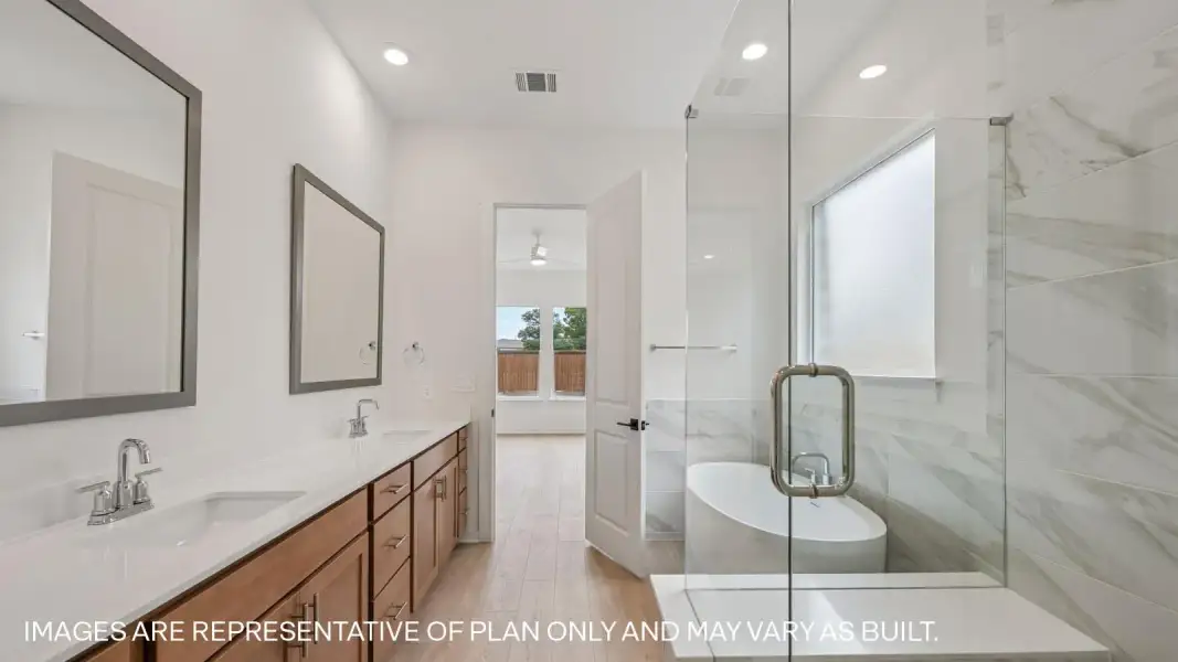 Furnished interior view inside a new home in The Enclave at Bar W Ranch, Leander (Image 12).