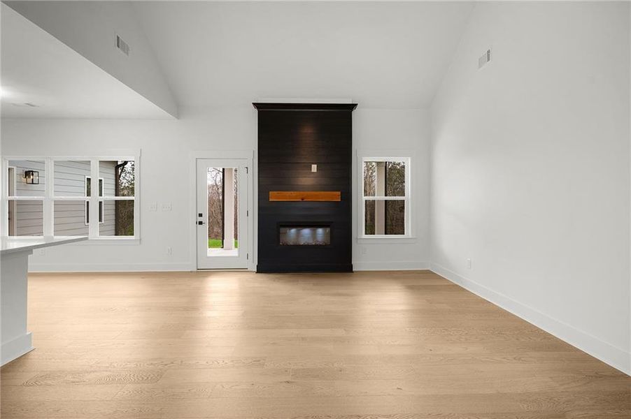 Spacious, unfurnished interior of a new home in , White (Image 26).
