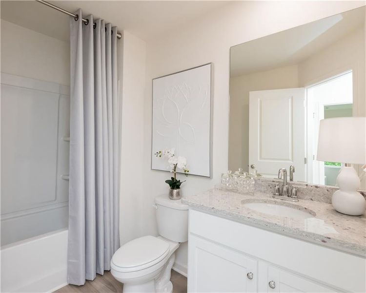 Furnished interior view inside a new home in Old Salem Crossing, Conyers (Image 30).