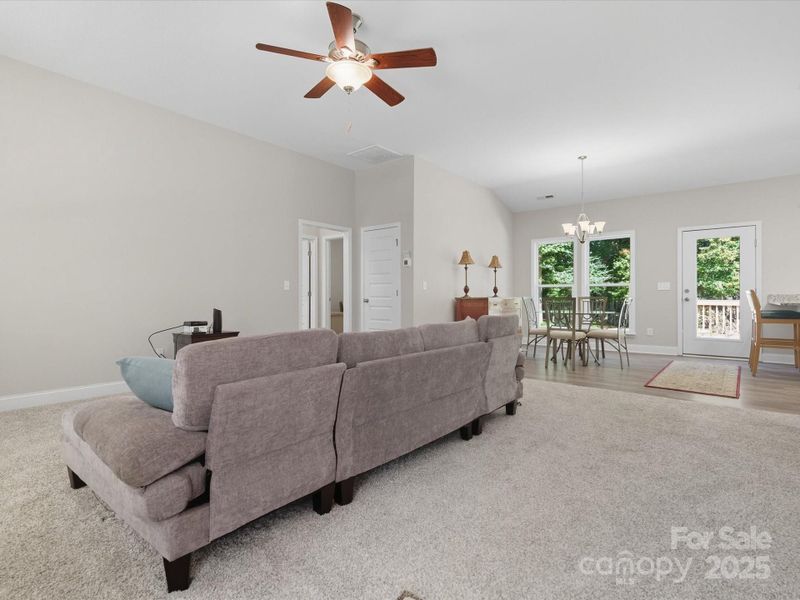 Furnished interior view inside a new home in , Wingate (Image 13).