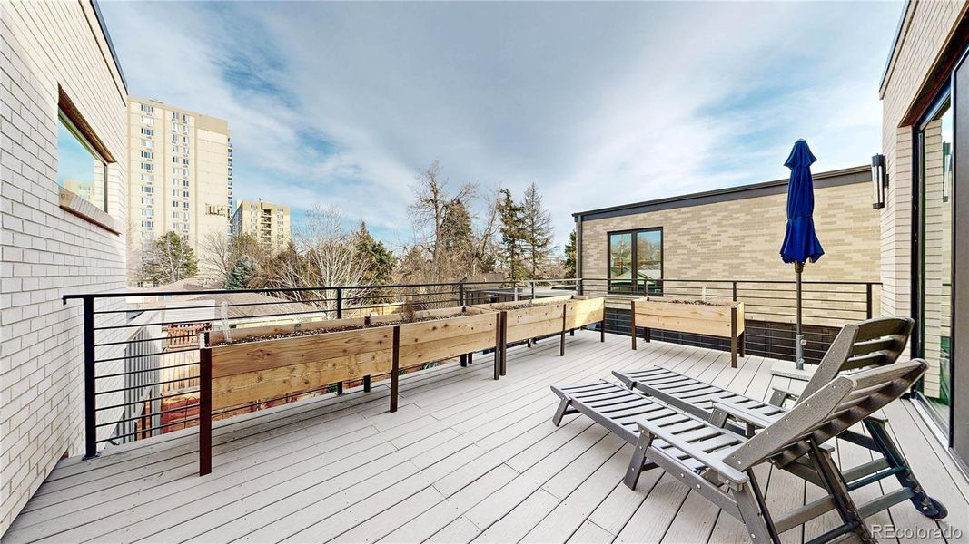 Exterior details and patio area of a home in , Denver (Image 25). Exterior details and patio area of a home in , Denver (Image 25).