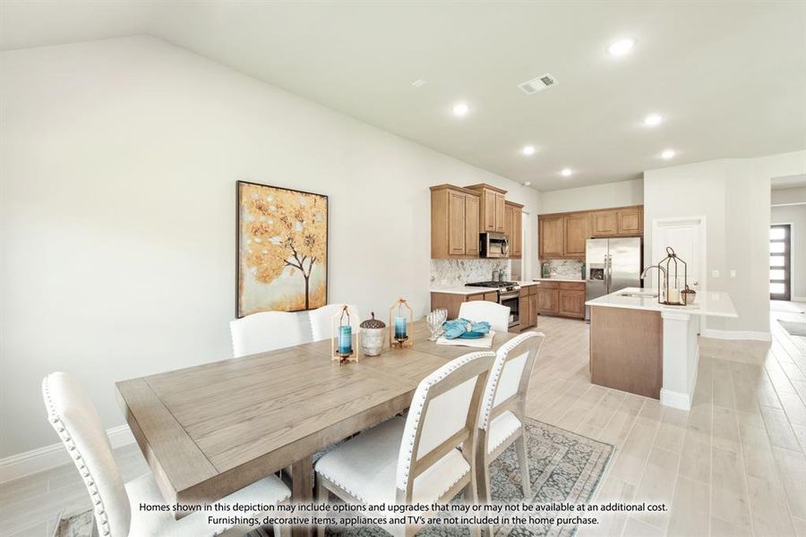 Furnished interior view inside a new home in Timberbrook, Justin (Image 11).