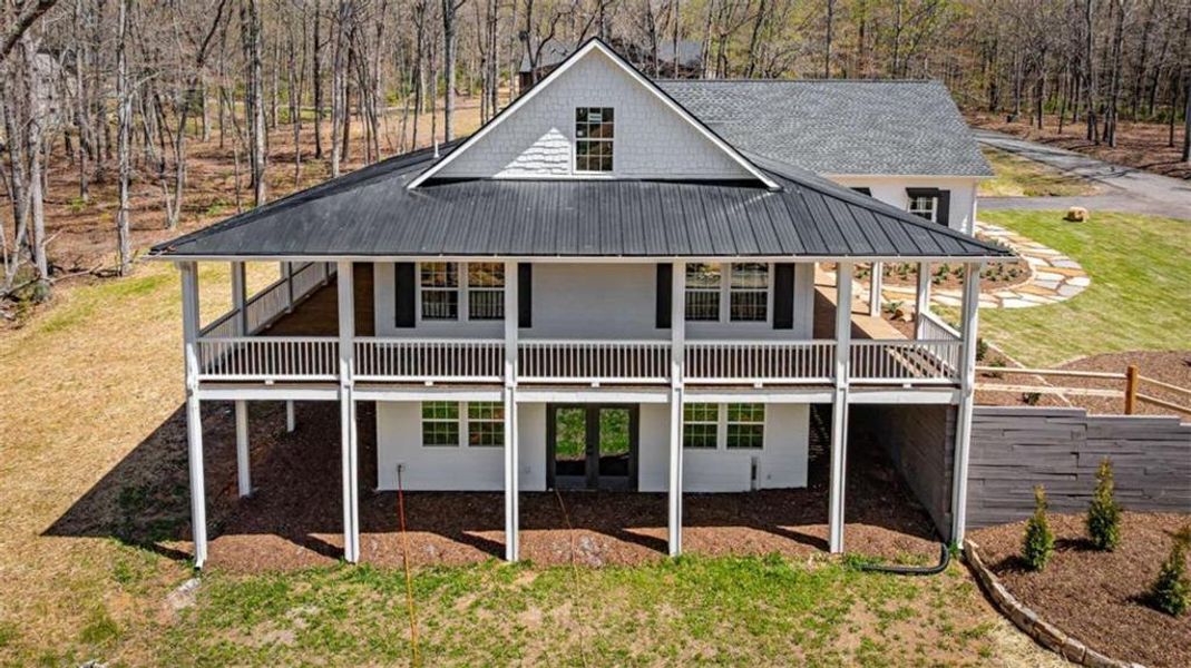Exterior details and patio area of a home in , Morganton (Image 3).