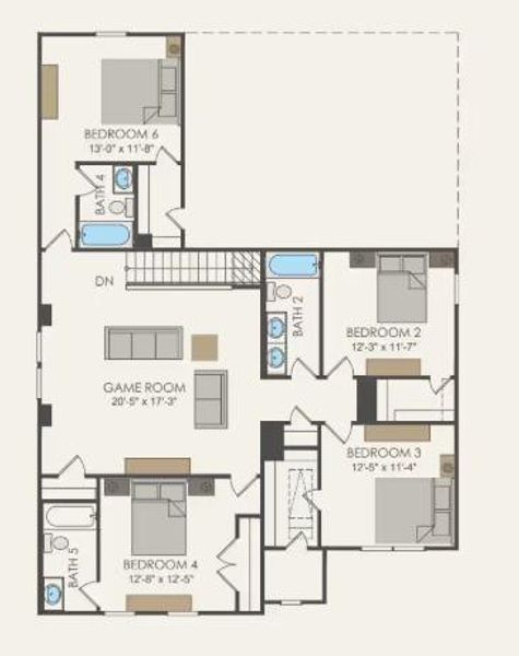 Pulte Homes, Sweetwater floor plan