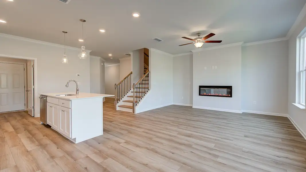 Furnished interior view inside a new home in Langley Overlook, Loganville (Image 4).