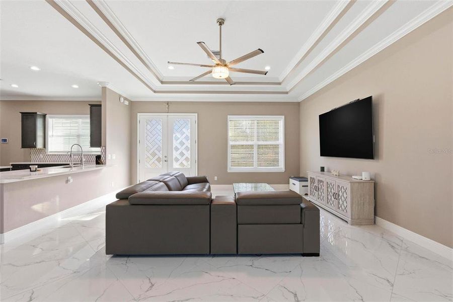 Furnished interior view inside a new home in , Beverly Hills (Image 42).
