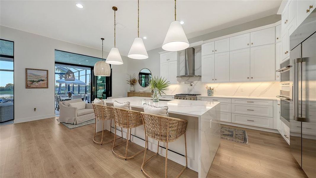 Furnished interior view inside a new home in , Sarasota (Image 54).