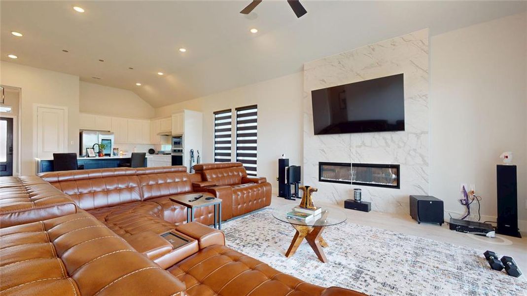 Furnished interior view inside a new home in , Little Elm (Image 17).