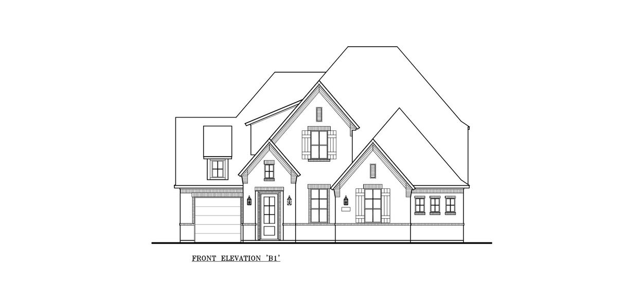 Representative rendering of the exterior for the Elwood 60/65’s by Chesmar Homes (Image 3).