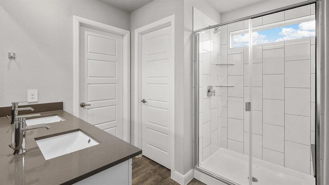 Furnished interior view inside a new home in Monarch at the Meadows, Denton (Image 13).