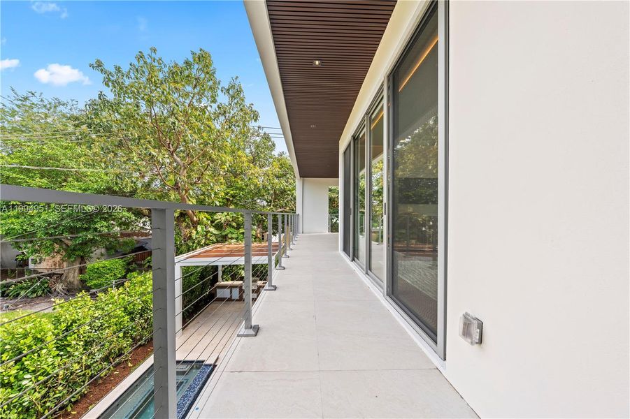 Exterior details and patio area of a home in , Miami (Image 35).