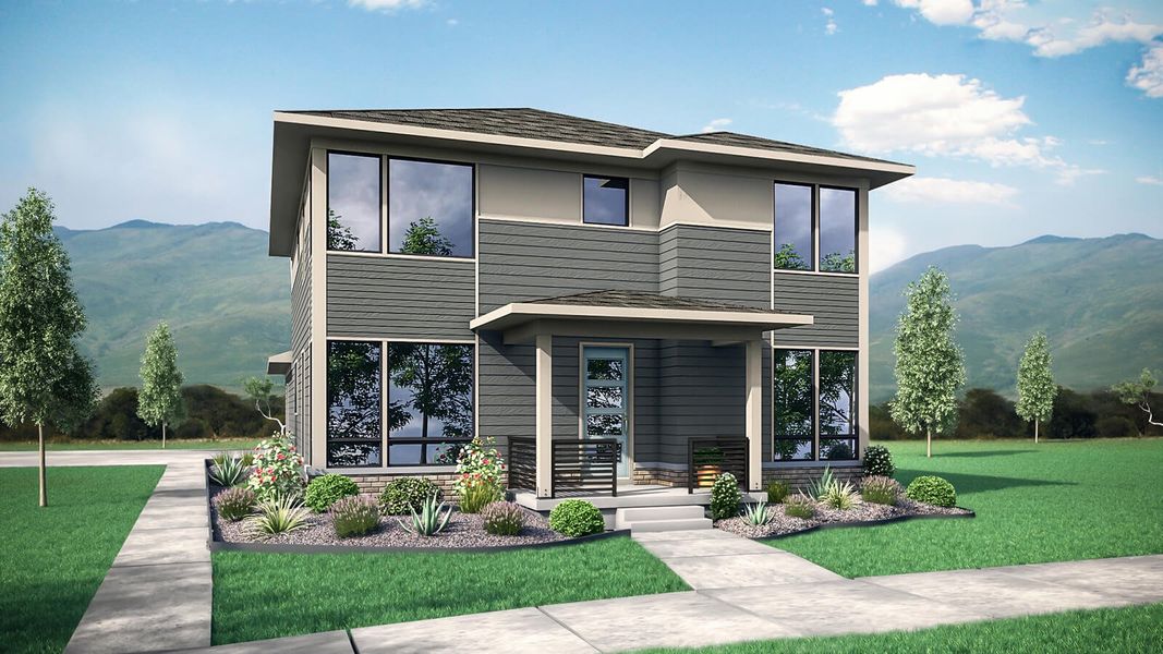Image 9 representing the Serenade by Scott Felder Homes in West Grange, Longmont, CO.
