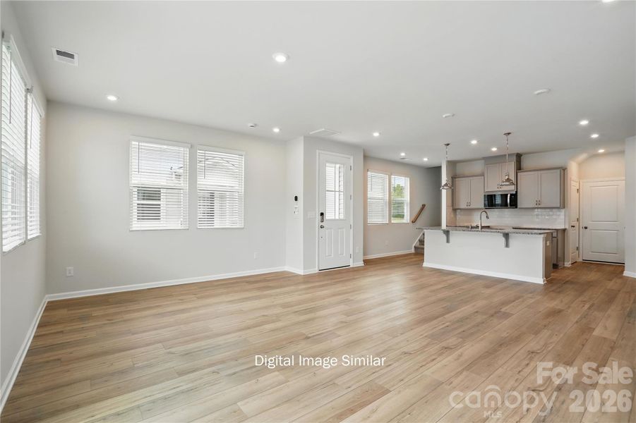 Spacious, unfurnished interior of a new home in , Charlotte (Image 6).