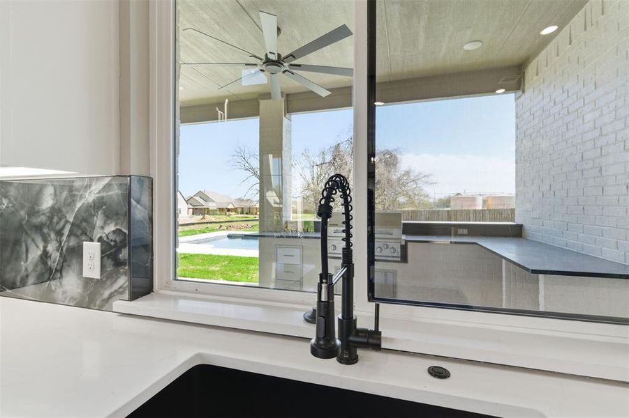Close-up of interior finishes inside a home in , Fort Worth (Image 15).