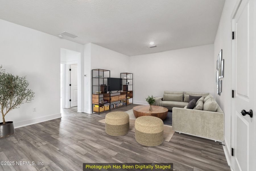Furnished interior view inside a new home in Kettering at eTown - Traditional Collection, Jacksonville (Image 8).