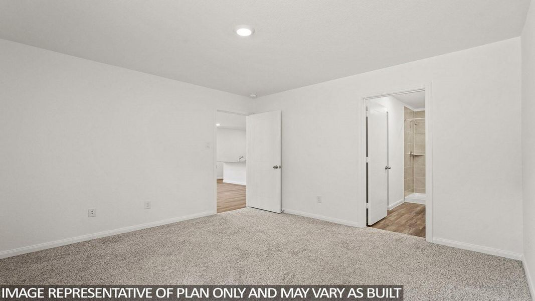 Spacious, unfurnished interior of a new home in McCrorey Trails, Conroe (Image 8).