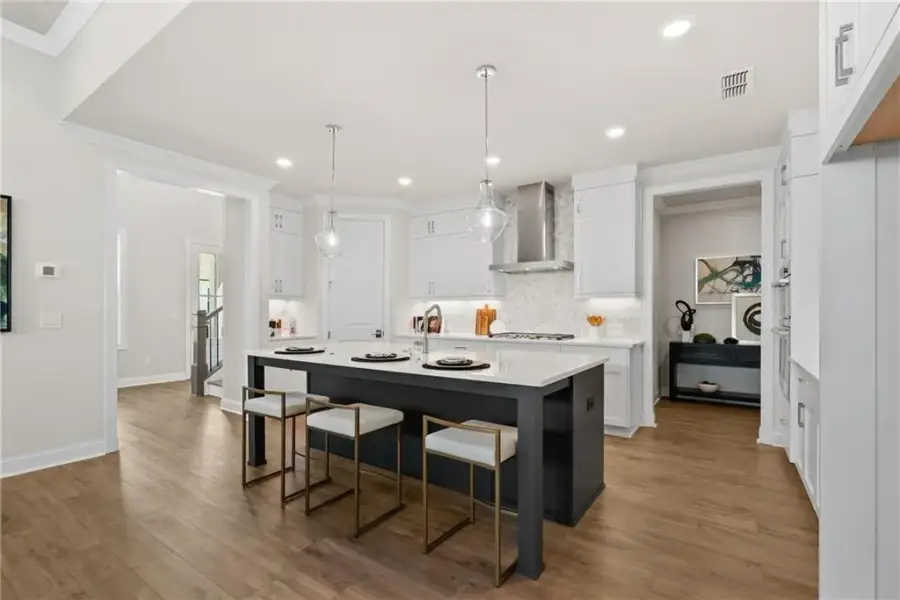 Furnished interior view inside a new home in Promenade at Sawnee Village, Cumming (Image 9).