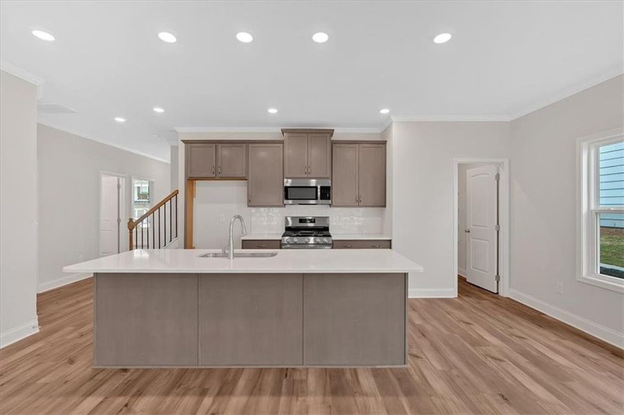 Furnished interior view inside a new home in Stratford at NatureWalk, Dallas (Image 11).