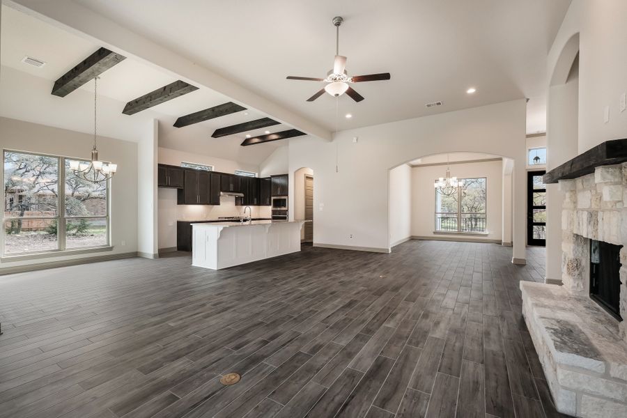 Representative unfurnished interior of a home built from the The Scottsdale 5500 by Whitestone Custom Homes in Johnson Ranch, Bulverde (Image 38). Representative unfurnished interior of a home built from the The Scottsdale 5500 by Whitestone Custom Homes in Johnson Ranch, Bulverde (Image 38).