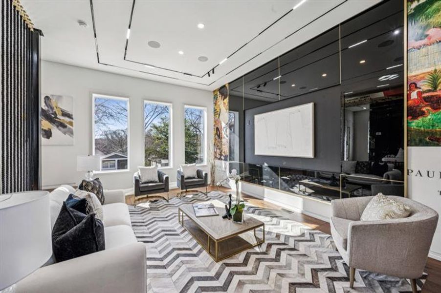 Furnished interior view inside a new home in , Atlanta (Image 16).