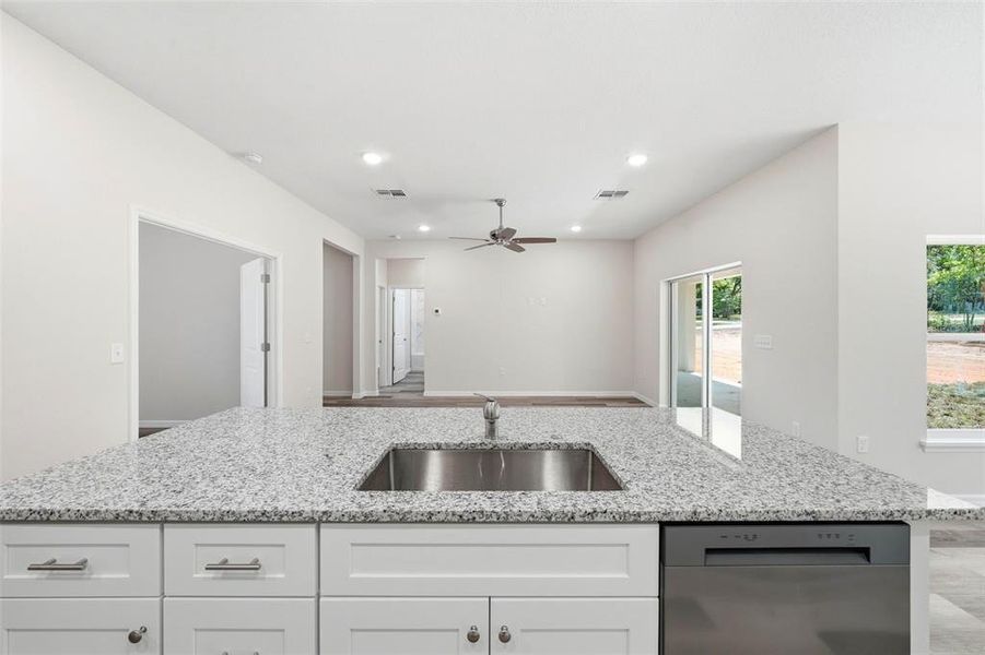 Furnished interior view inside a new home in , Astatula (Image 9).