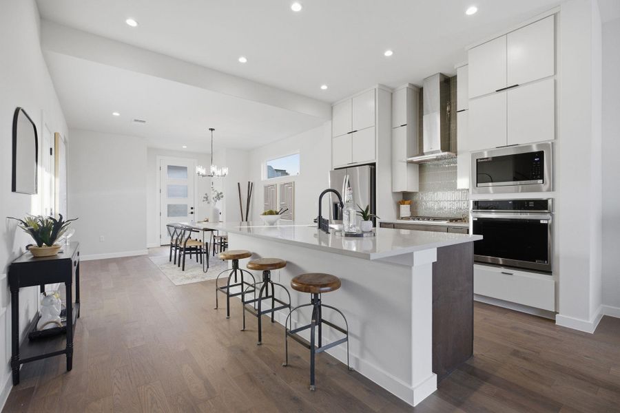 Furnished interior view inside a new home in , Austin (Image 9).