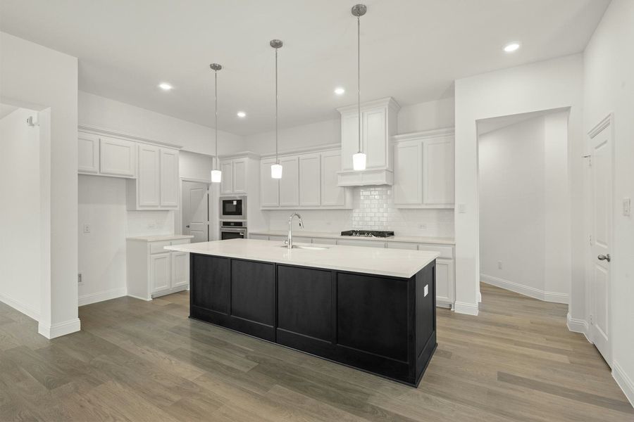 Furnished interior view inside a new home in Stone Eagle, Azle (Image 9).