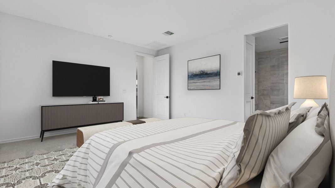 Furnished interior view inside a new home in The Grove at El Cidro, Goodyear (Image 17).