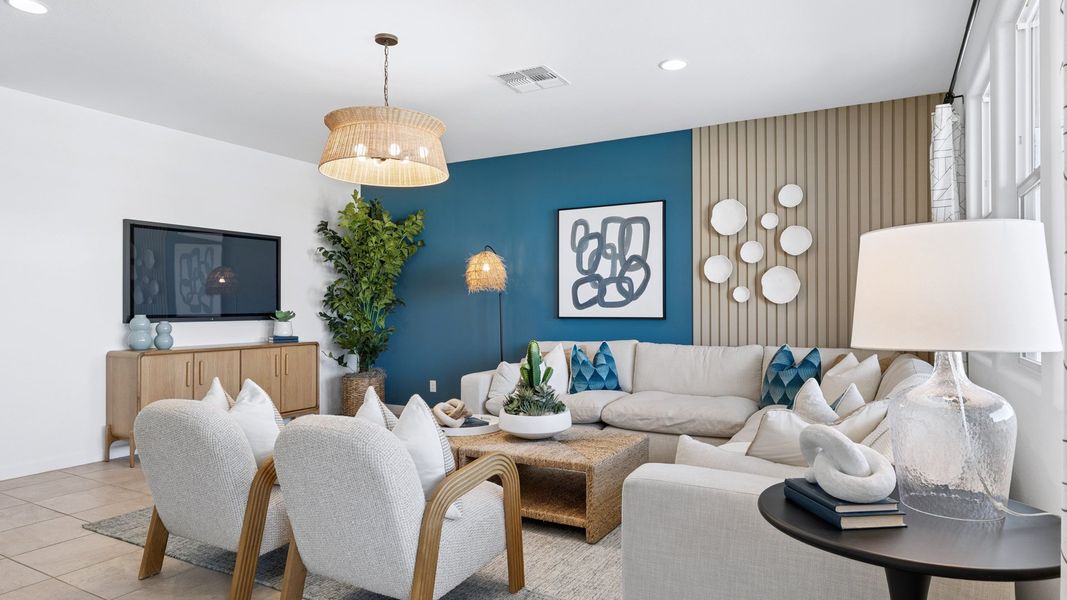 Furnished interior view inside a new home in Magma Ranch Vistas, Florence (Image 7).