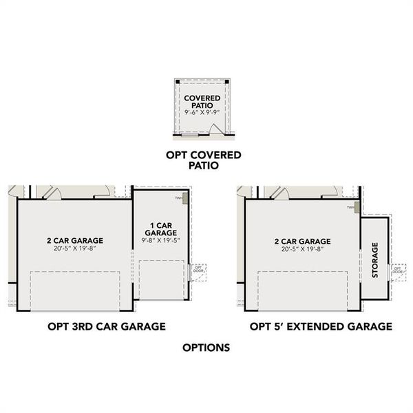 2D floor plan layout of this home in Liberty Estates, Cleveland, TX (Image 4).