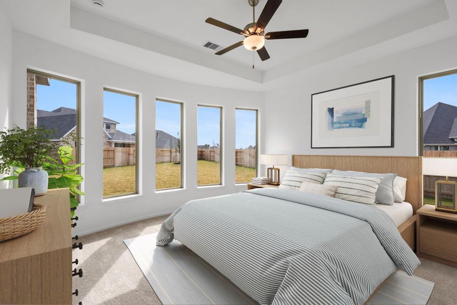 Furnished interior view inside a new home in Valencia, Manvel (Image 12).