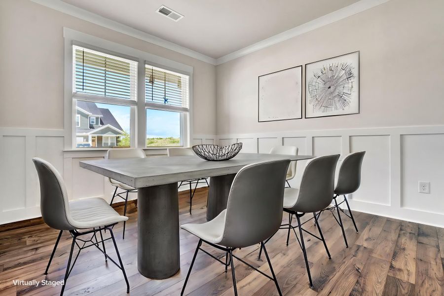 Furnished interior view inside a new home in Foxbank, Gray Court (Image 10). Furnished interior view inside a new home in Foxbank, Gray Court (Image 10).