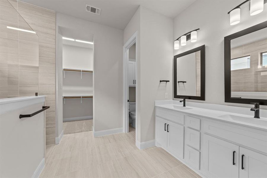 Furnished interior view inside a new home in South Pointe  Cottage Series, Mansfield (Image 4).