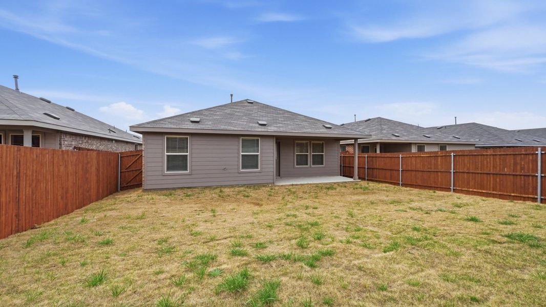 Representative exterior details of a home built from the Caden by D.R. Horton in Hickory Grove, Krum (Image 27).
