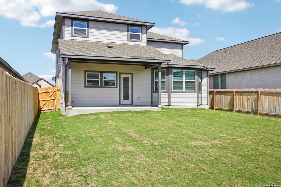Exterior details and patio area of a home in Kallison Ranch, San Antonio (Image 29). Exterior details and patio area of a home in Kallison Ranch, San Antonio (Image 29).