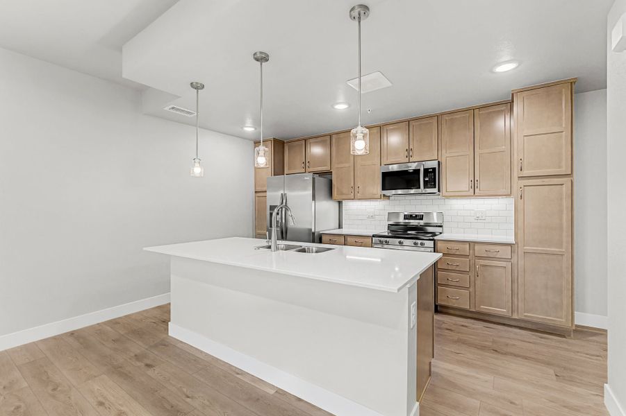 Furnished interior view inside a new home in Highlands at Fox Hill, Longmont (Image 3).