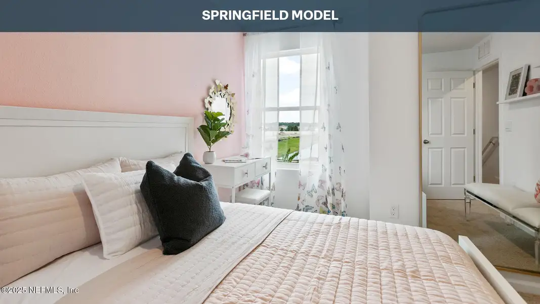 Furnished interior view inside a new home in Stokes Landing, St. Augustine (Image 16).