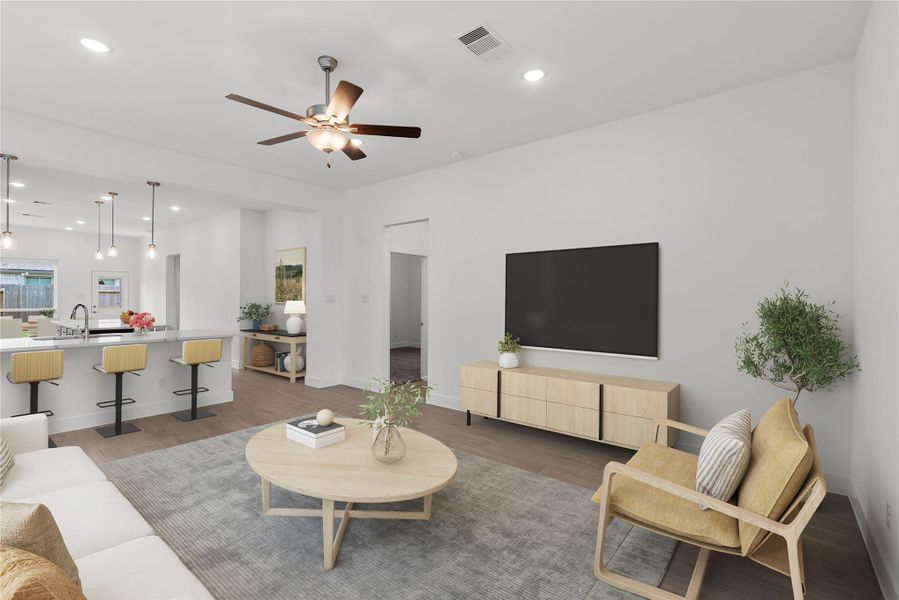 Furnished interior view inside a new home in Emory Glen, Magnolia (Image 7).