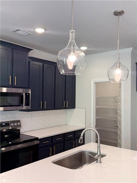 Furnished interior view inside a new home in Mulberry Summit, Flowery Branch (Image 8).
