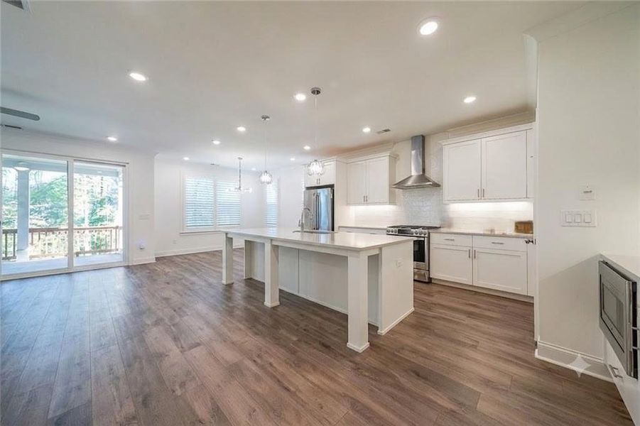 Furnished interior view inside a new home in , Duluth (Image 14).