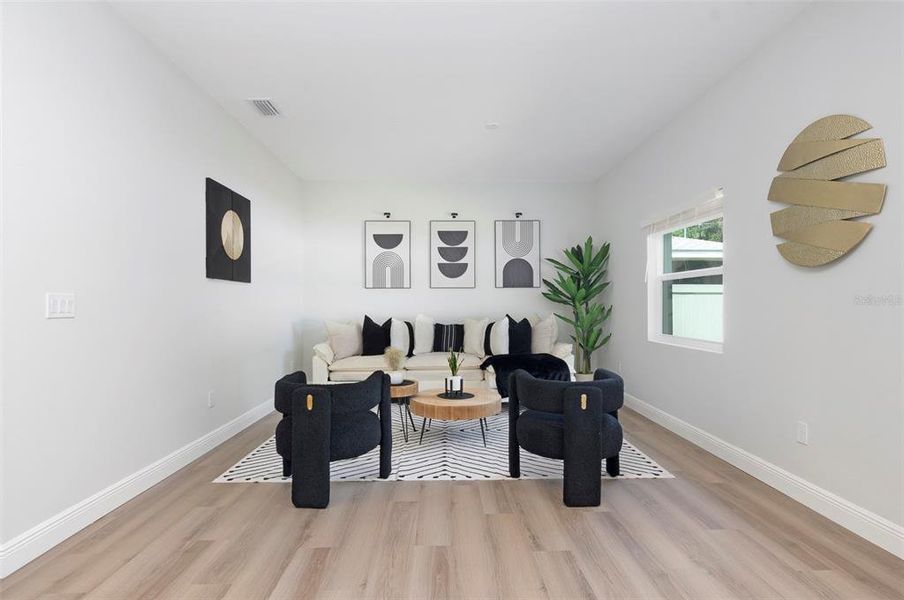 Furnished interior view inside a new home in , St. Petersburg (Image 16).