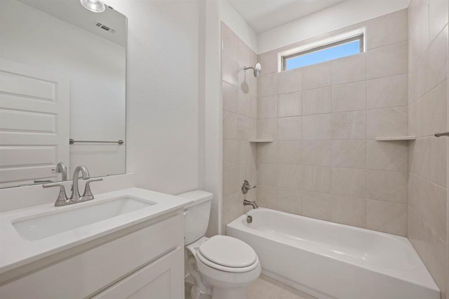 Furnished interior view inside a new home in Saddleback Estates, Boyd (Image 10).