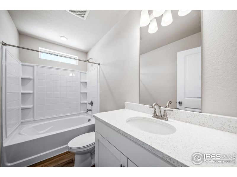 Furnished interior view inside a new home in Thompson River Ranch, Johnstown (Image 12).