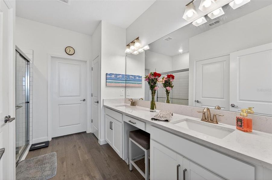 Furnished interior view inside a new home in Southshore Bay Active Adult, Wimauma (Image 50).